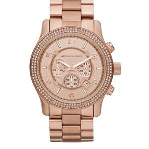 Michael Kors Rose Gold Chrongraph Watch MK5576